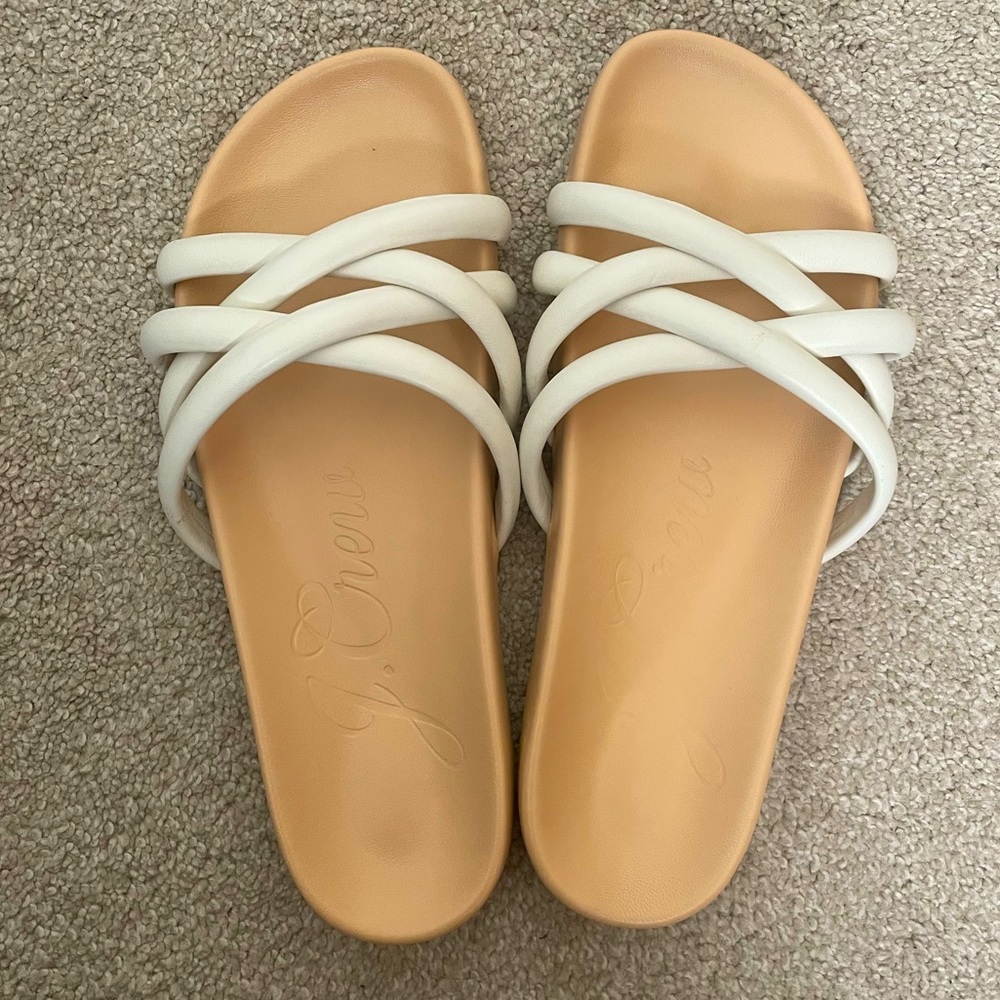 J. Crew Pacific cushy strap sandals nwt sz 9